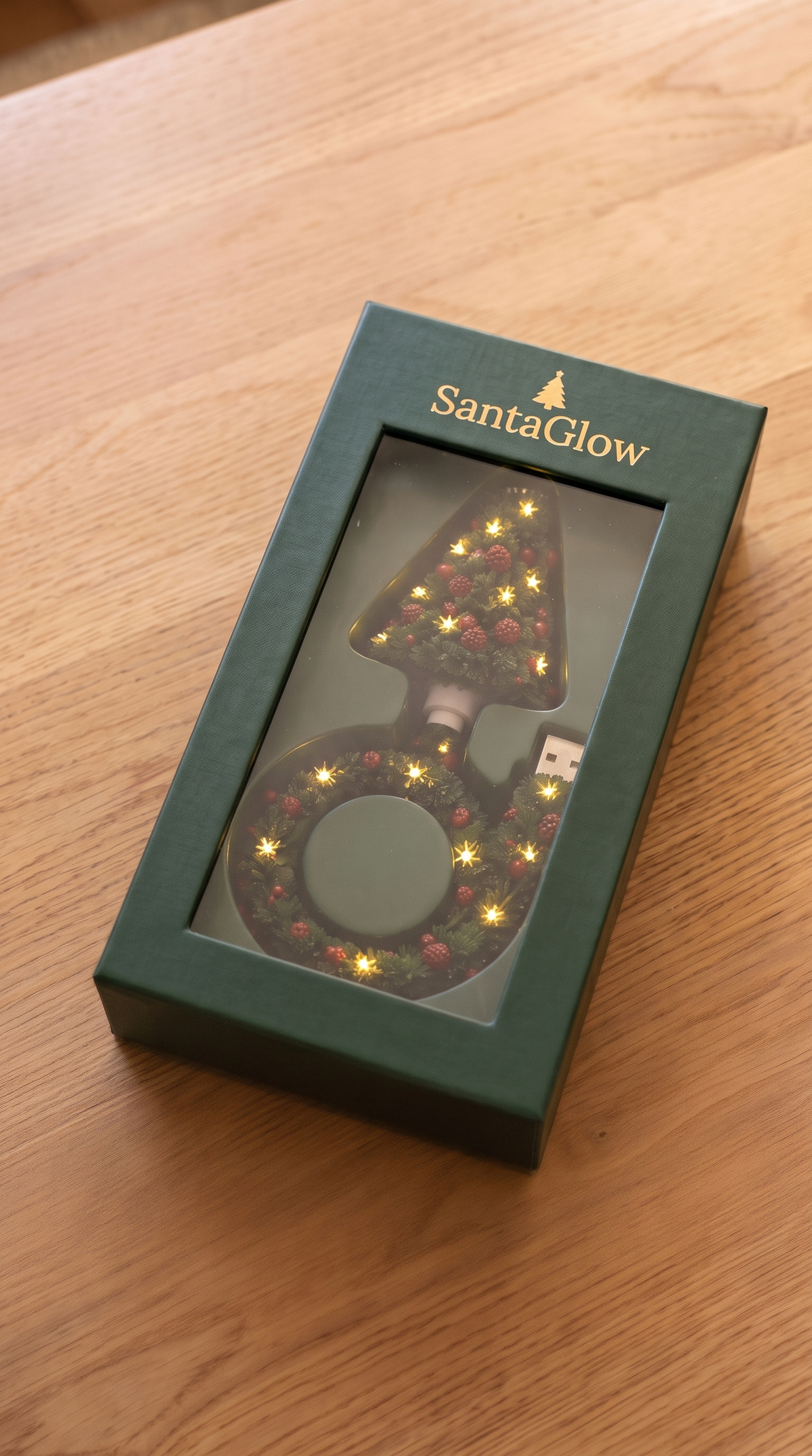 SantaGlow giftbox closed