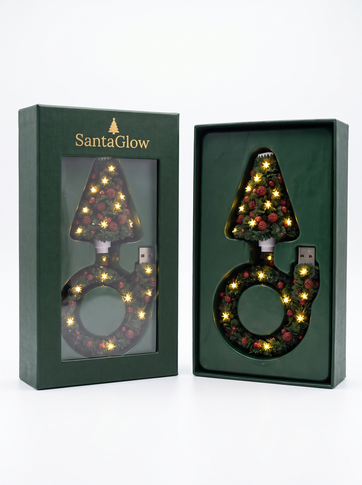 SantaGlow USB ceiling projector